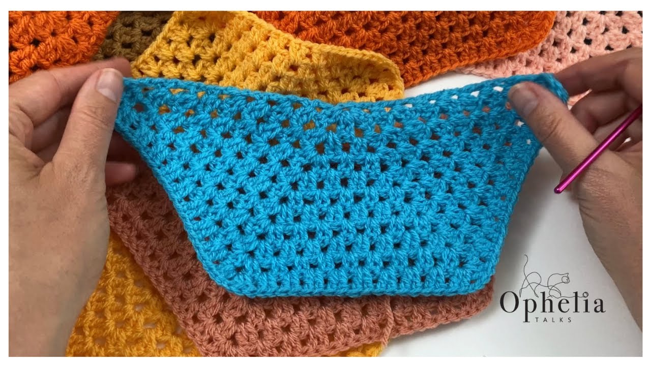 HOW TO CROCHET A HALF HEXAGON // Ophelia Talks Crochet