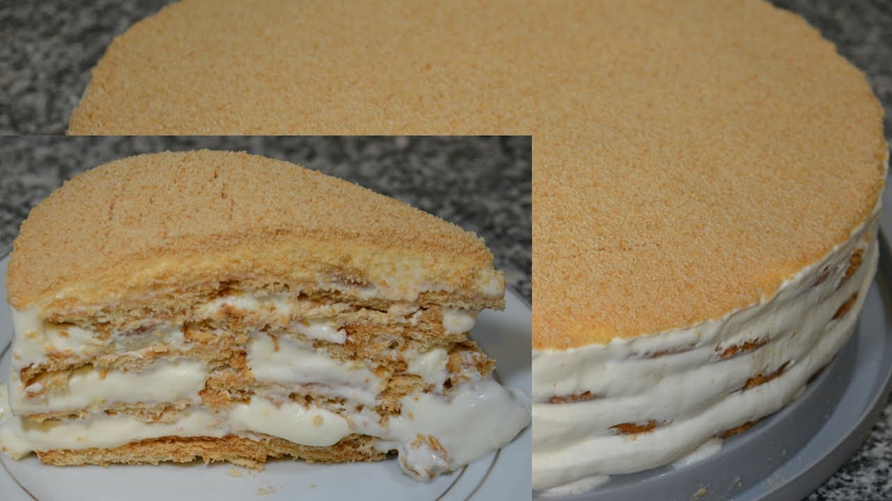 BOLO DE BOLACHA  (SEM GELATINA)
