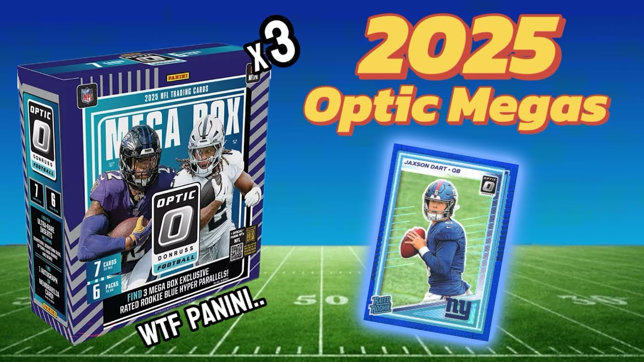 ОШИБКИ В КОРОБКАХ?? Обзор мегабокса Panini Optic Football 2025 &mdash; 3 коробки!