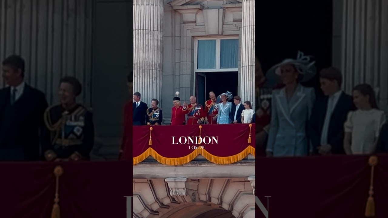 ROYAL FAMILY watch Red arrows Flypast from Buckingham Palace Balcony | Trooping the Colour 2026