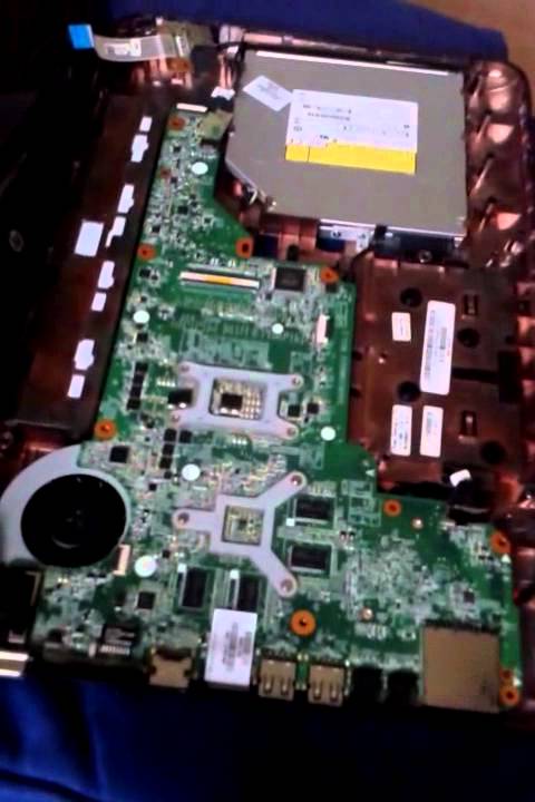 Как заменить вентилятор кулер у ноутбука HP Pavilion g6