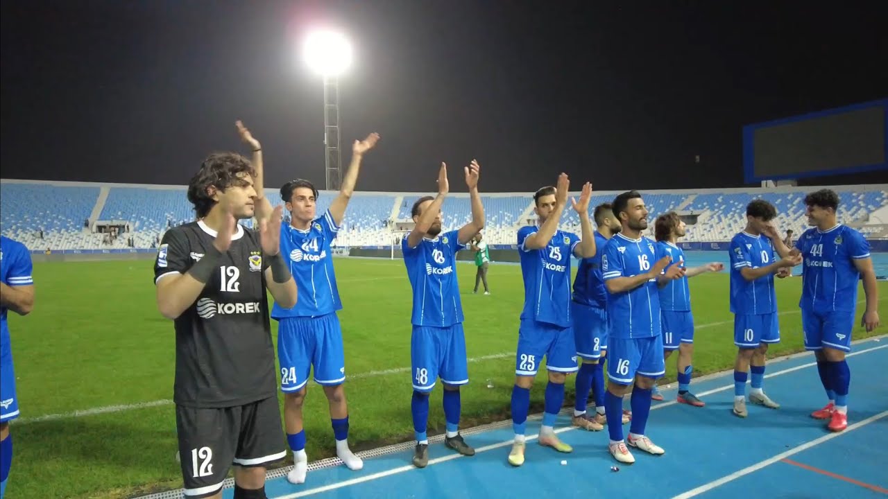 احتفالات القوة الجوية ليلة العيد بعد ثلاثية في مرمى نفط ميسان والتأهل لنصف نهائي كأس العراق.