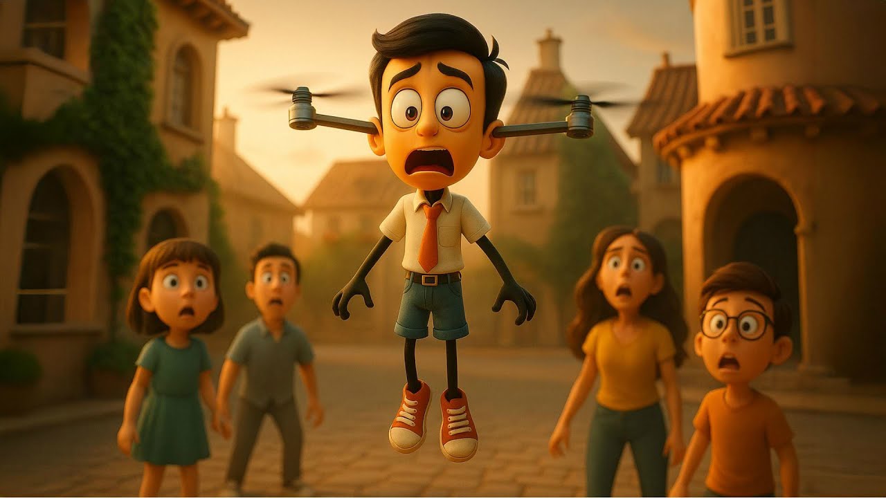 What if our Ears could Spin like Helicopter Blades? | #aumsum #kids #cartoon #science