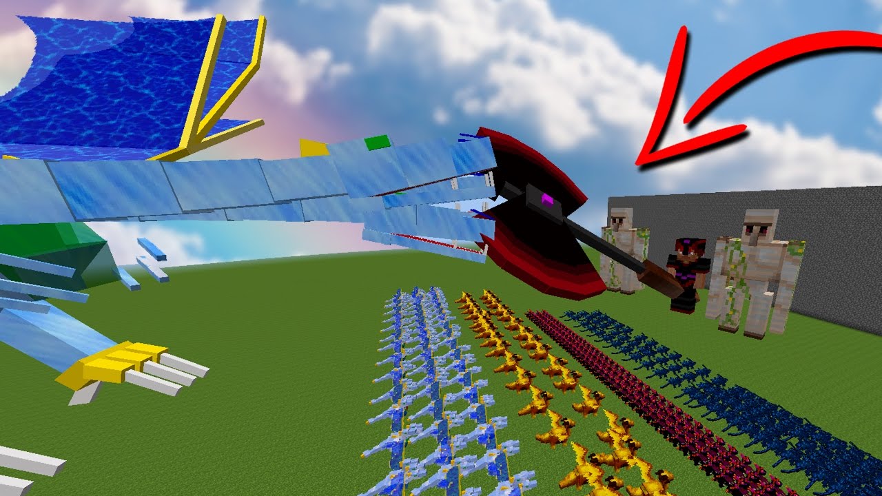 NOOBS VS. 1000 DRAGÕES IMPEDEM DA VILA SER DESTRUÍDA!
