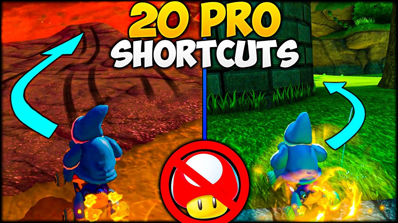 Die 20 BESTEN Mario Kart Shortcuts OHNE PILZ die du KENNEN musst! 😱