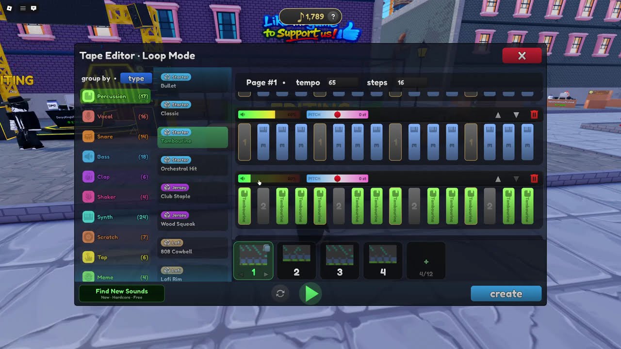 How to Make Lost Woods (Zelda) on Street Beats | Roblox [VERY EASY] | No Gamepass Required 4PG