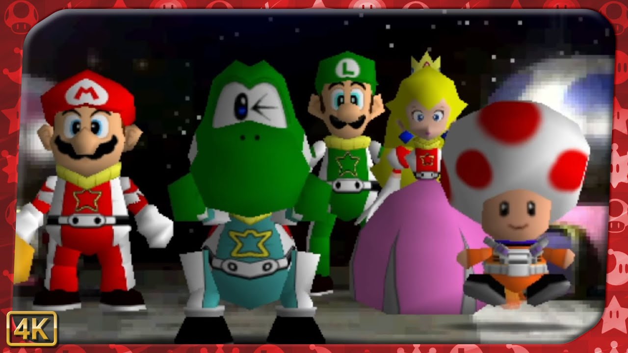 Mario Party 2 for N64 ⁴ᴷ Space Land (Yoshi gameplay)