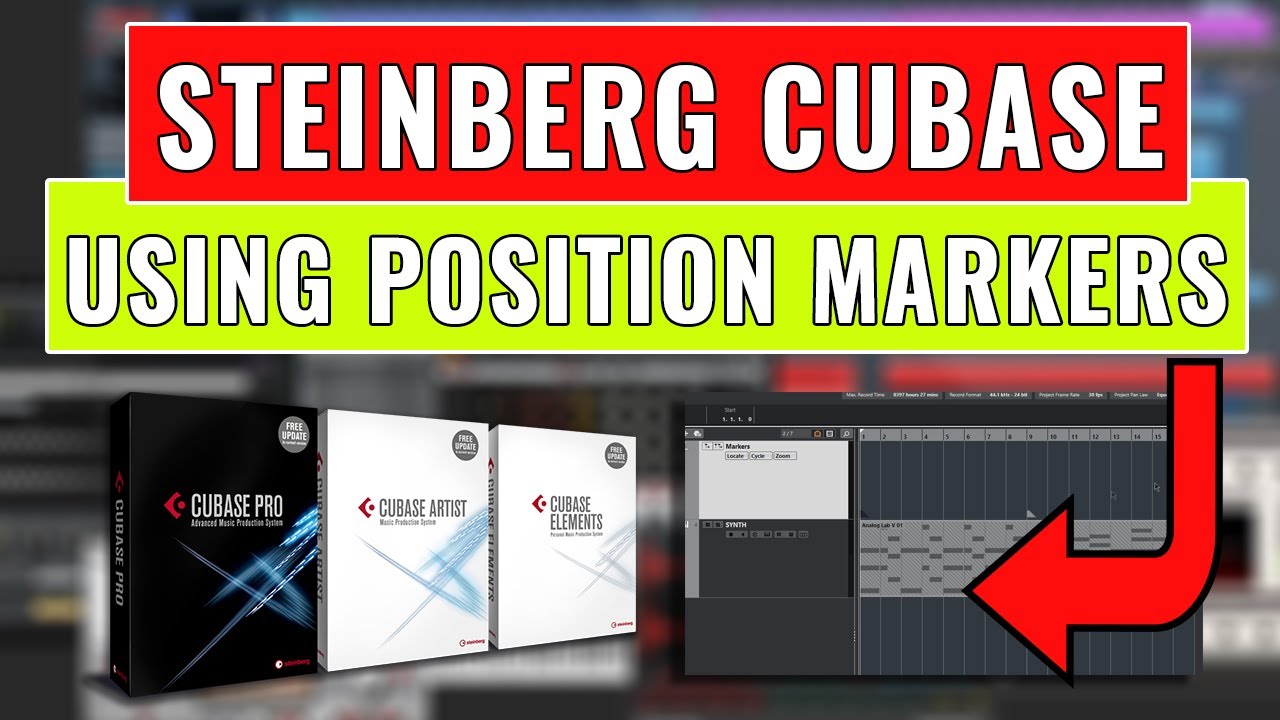 Steinberg #Cubase: Using Position Markers in Steinberg Cubase - OBEDIA Cubase Training