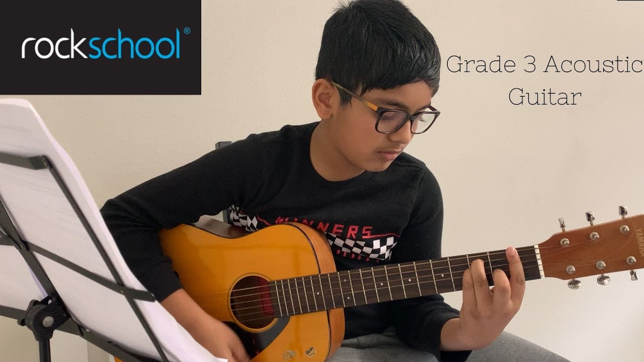 #rockschool #musicexam #usa Rockschool Exam || Acoustic Guitar Grade 3 || Bose Academy of Music