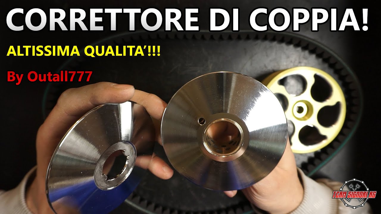 CORRETTORI DI COPPIA e CAMPANA C40 by Outall777 per piaggio ciao bravo si boxer grillo !!!