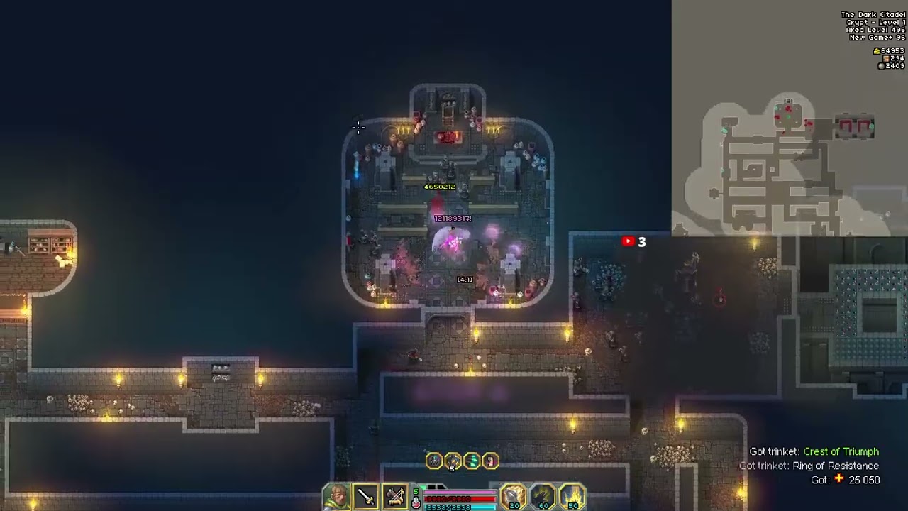 Heroes of Hammerwatch II: NG+ 96 Overgeared Shortsword Radiance Paladin Full Run