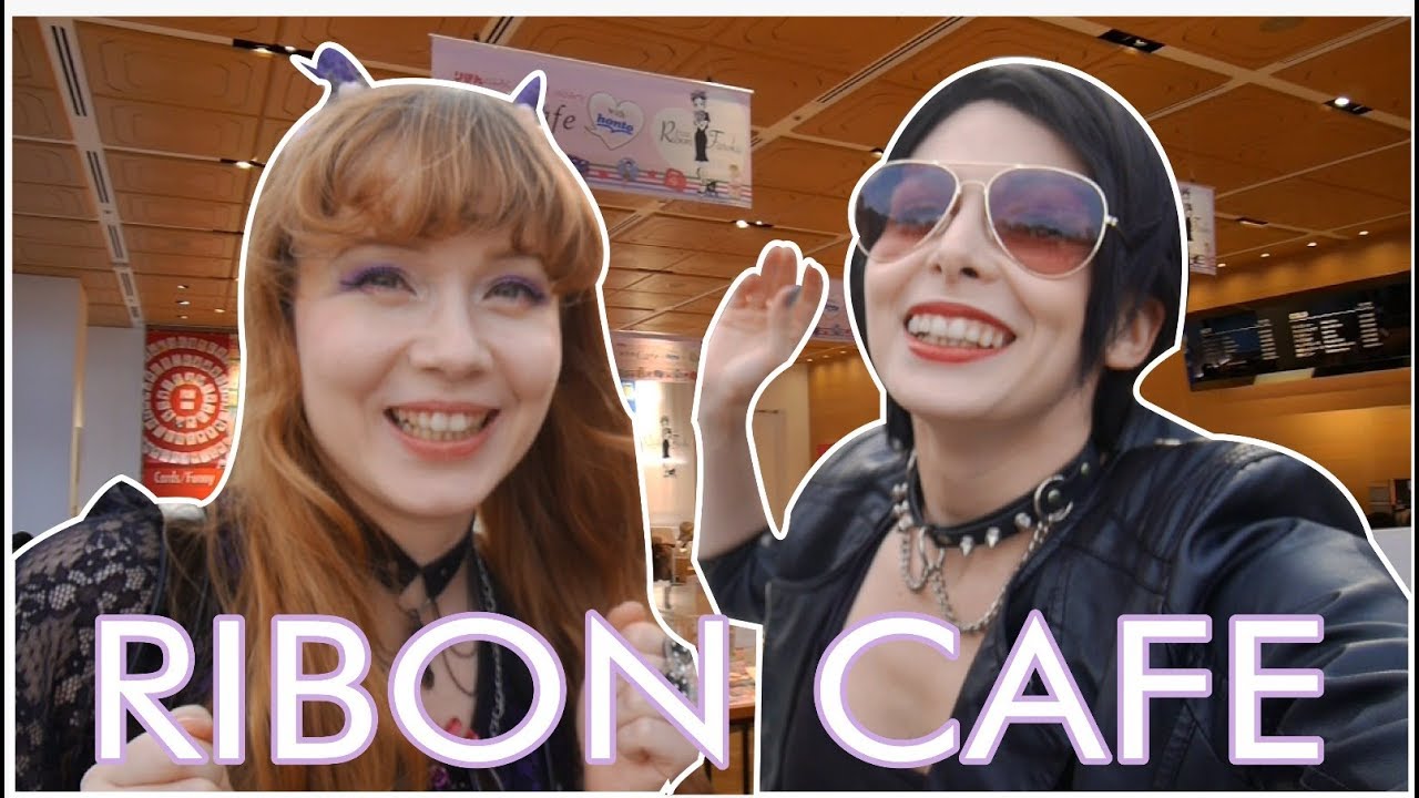 RIBON FUROKU CAFE IN TOKYO w/ Cathy Cat (Eng subs) | Yuriko Tiger