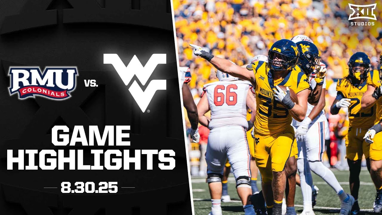 Robert Morris vs. West Virginia Game Highlights | 2025 Big 12 Football