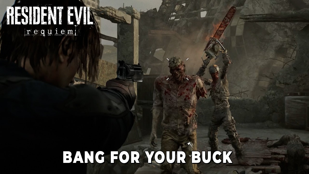 Resident Evil Requiem - Bang For Your Buck - INSANE Combat Capped With a Winning Trophy!