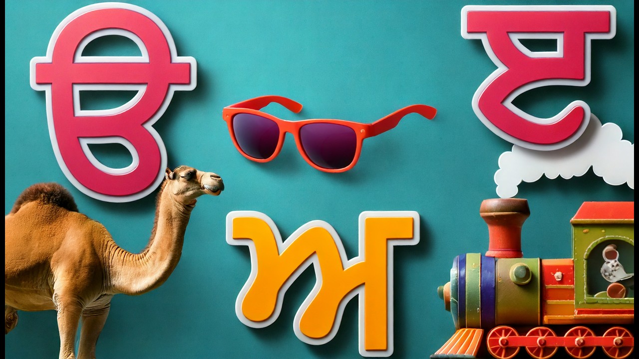 BEST Punjabi Alphabets Non-Stop video 3 | Uda Ada Animation | Kids Learning Punjabi | ਪੰਜਾਬੀ ਵਰਣਮਾਲਾ