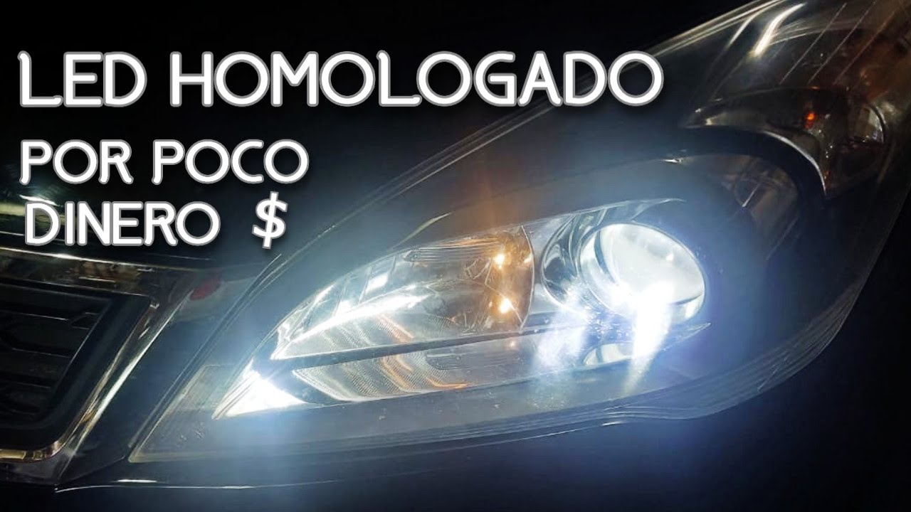 Bombillas led homologadas para el coche  económicas 100% legal 🚗