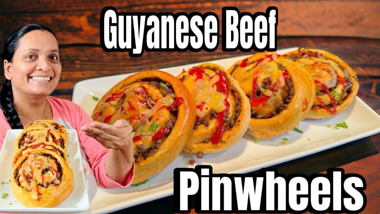 Childhood Memories Guyanese Beef Pinwheel #viralvideo #ramadanrecipes #pinwheel #pinwheelsamosa