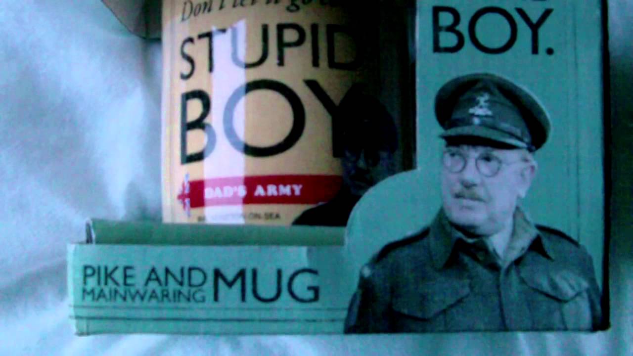 Official Dad's Army Mug, Stupid Boy, Pike & Mainwaring