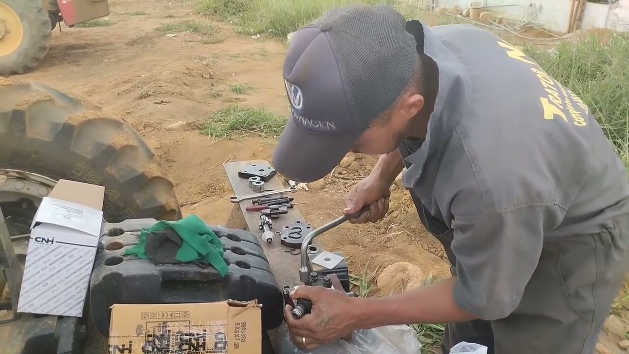 Veja como montar a bomba hidráulica do TT4030 dica importante!!!!