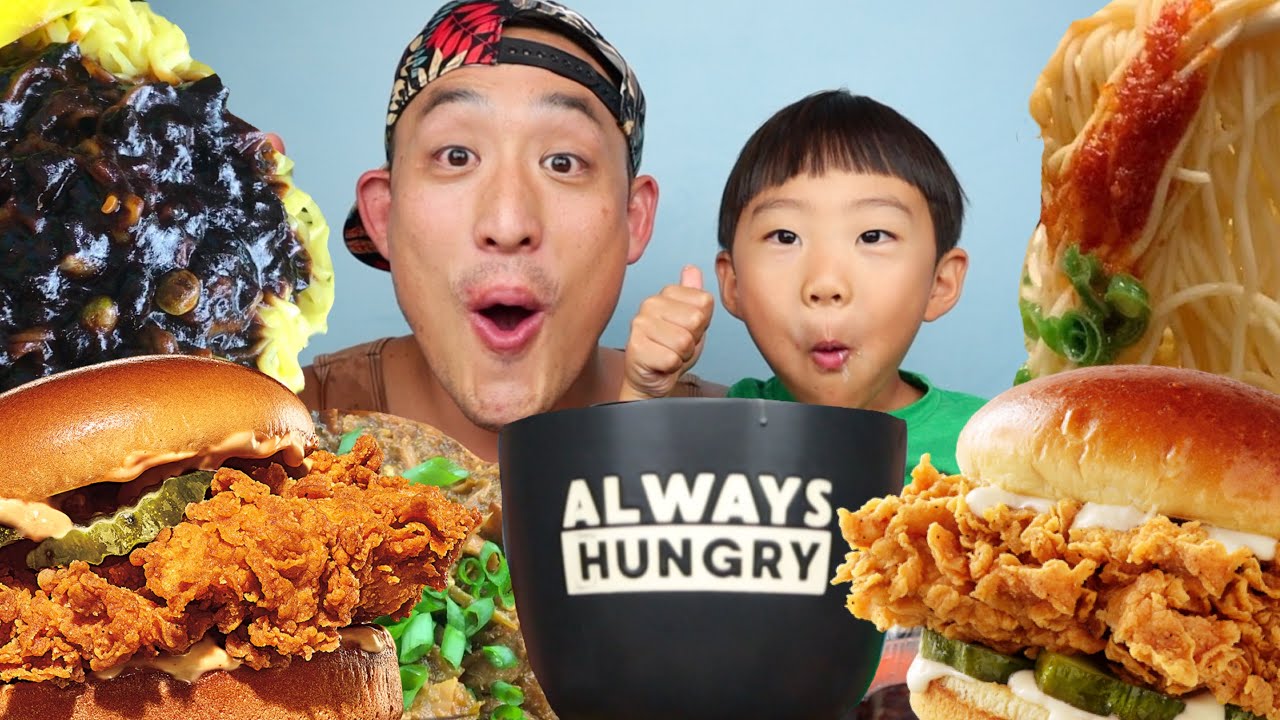 POPEYE'S Chicken Sandwich, Black bean noodles, Ichiran ramen, + more! CrunchDad's FAVORITE FOODS!
