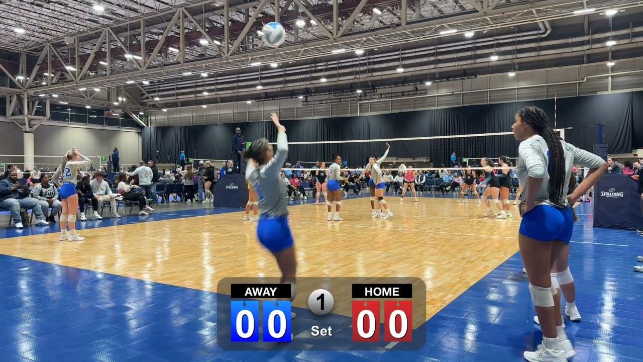 Blue crab 17’s 1st set against IVBA Soar Black 