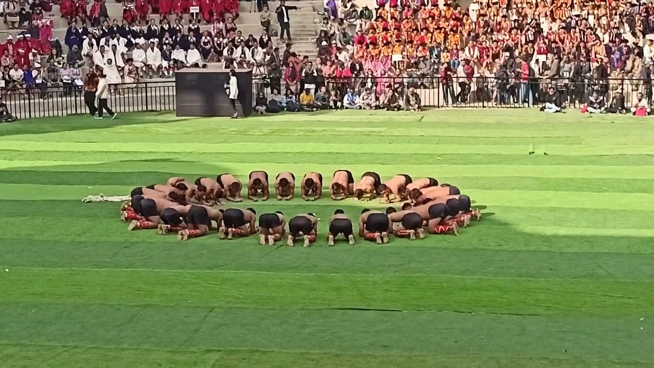 Sumi indigenous games performed by Ghokimi Cultural Society 