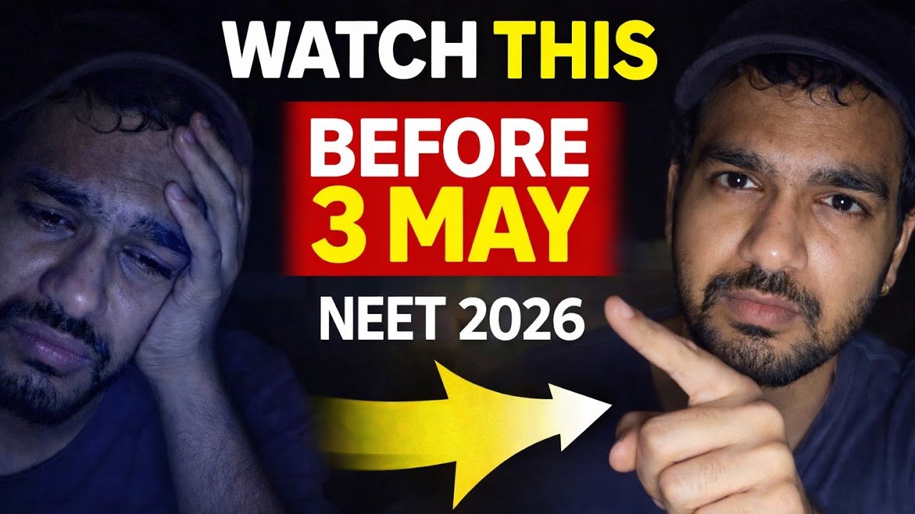 &ldquo;Watch This Before NEET 2026 | The Last Motivation You Will Ever Need&rdquo; | #neet2026 #neetmotivation 