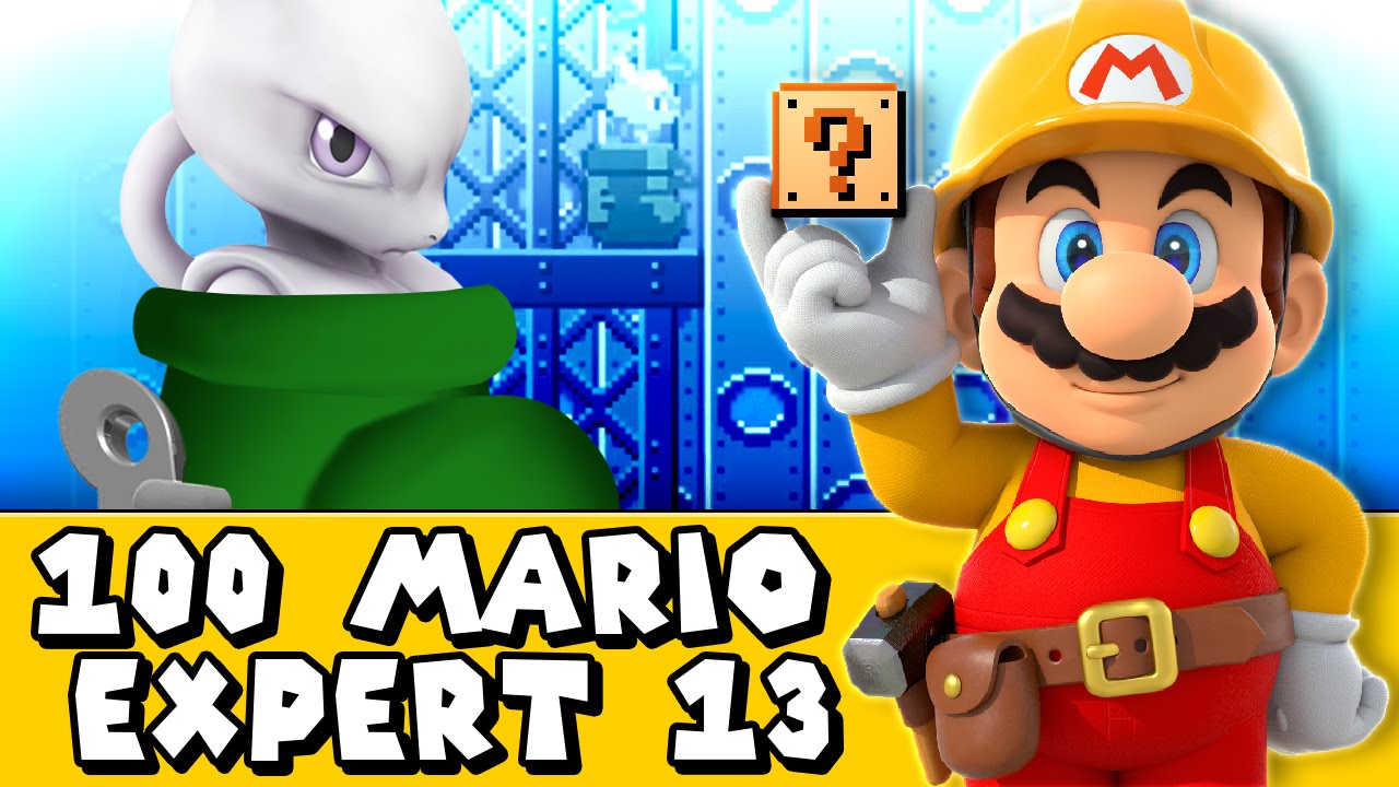Super Mario Maker: Mewtwo In A Shoe! (Expert #13)