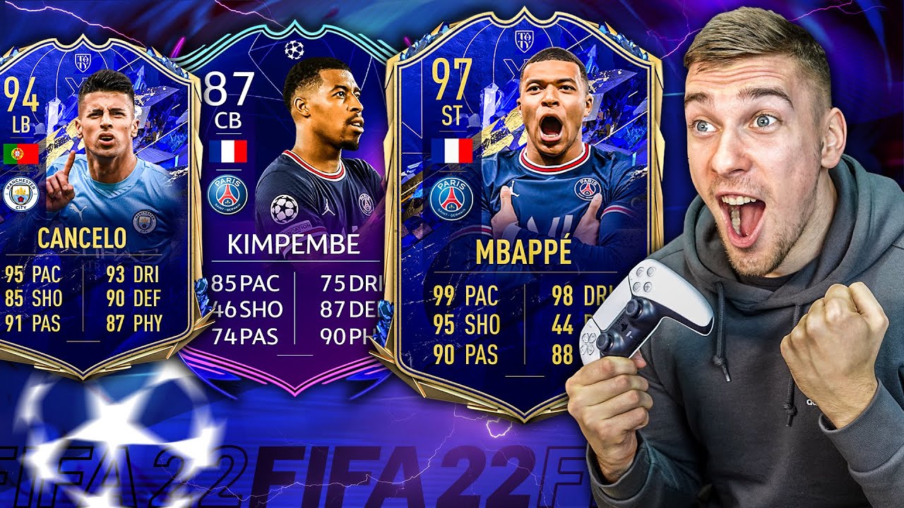 TOTY MBAPPE U FUT DRAFTU KNOCKOUT FAZE LIGE PRVAKA CHALLENGE ! FIFA 22