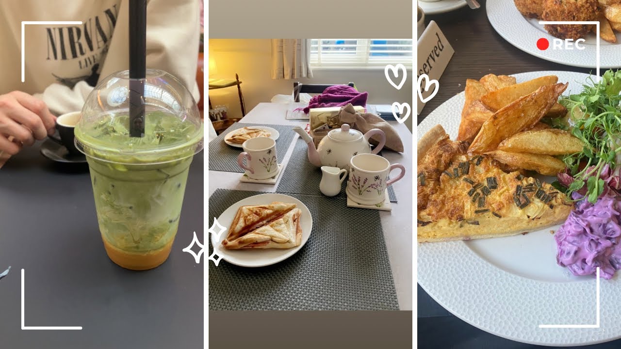 Tea party at home and a new matcha flavour // Vlog