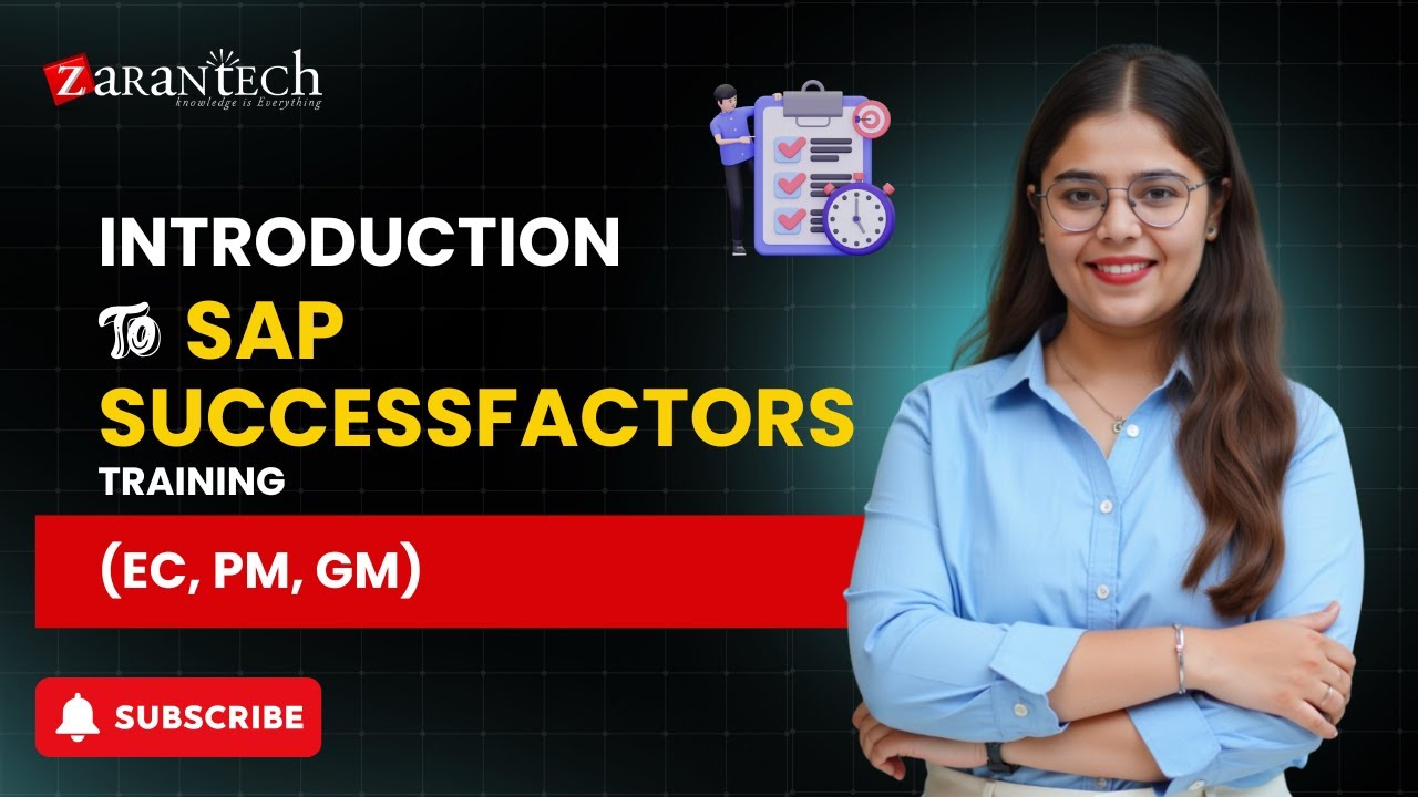 Introduction to SAP SuccessFactors (EC, PM, GM) Training | ZaranTech