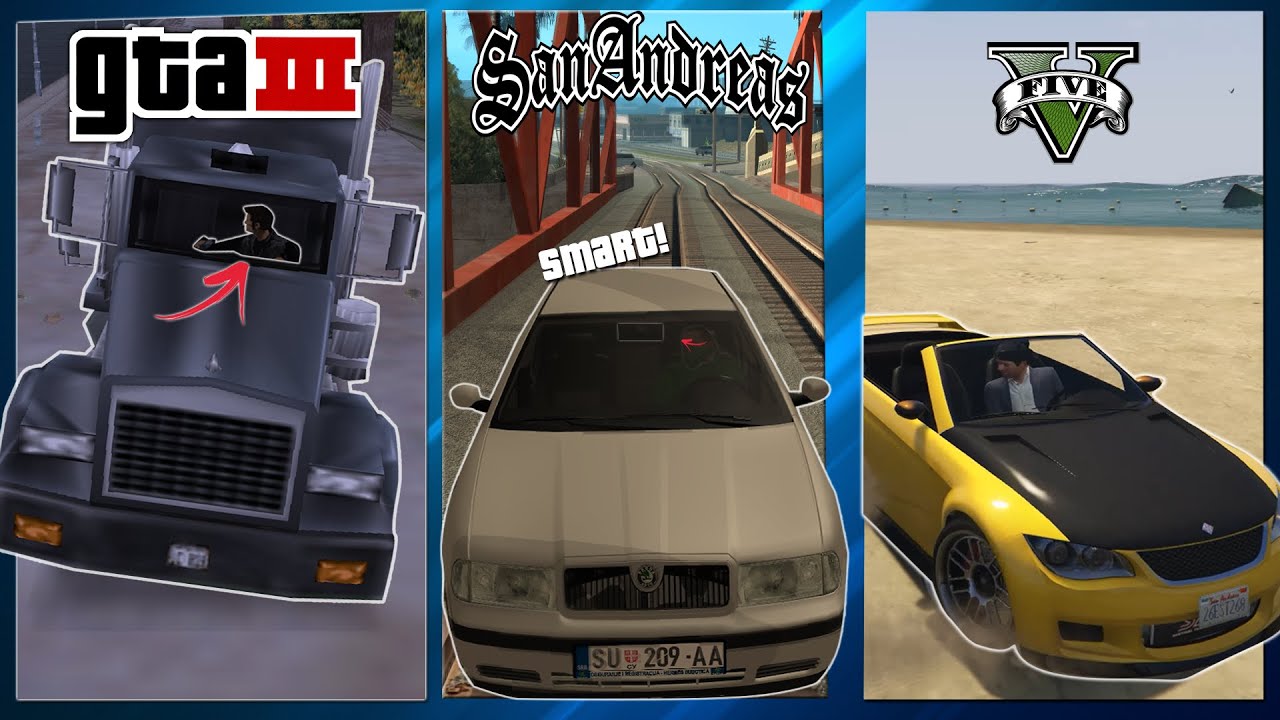 Evolution of Reverse Driving in GTA Games (2001-2021)