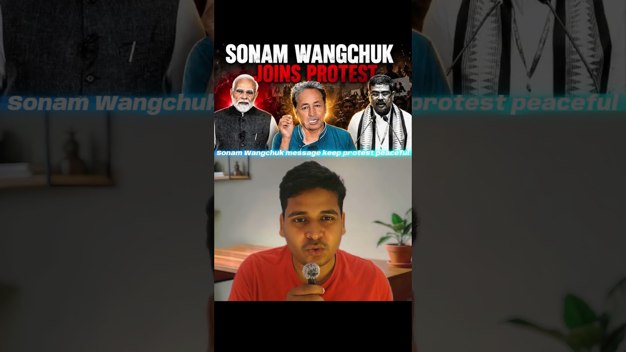 Sonam Wangchuk's message: Keep the protest peaceful #cjpparty