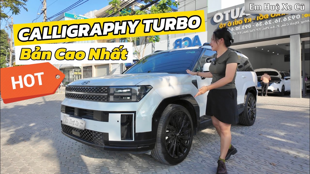 Hyundai SantaFe Calligraphy 2.5 Turbo 2024 Bản Cao Nhất Lướt 17.000km | Thu Mua Ô Tô Cũ @EmHue-XeCu 