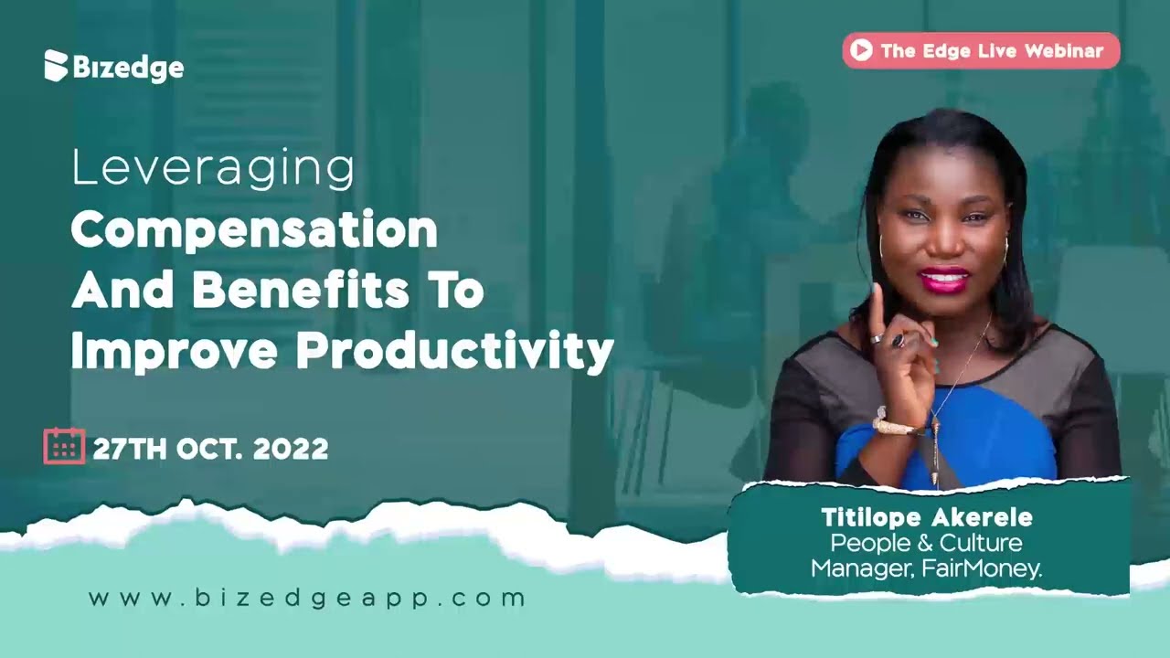 Leveraging Compensation And Benefits To Improve Productivity.
