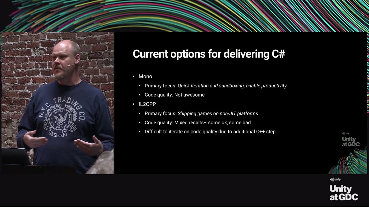Unity на GDC — C# в машинный код