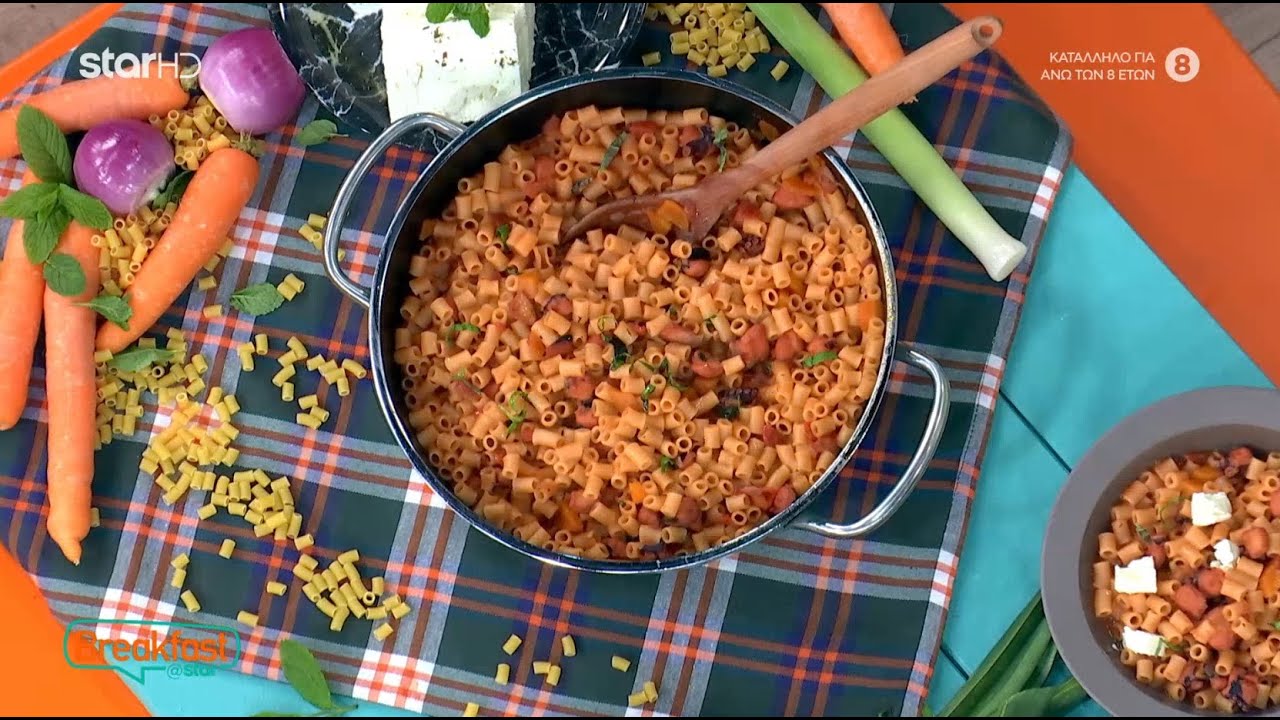 Χταπόδι κοκκινιστό με κοφτό μακαρονάκι | Σταύρος Βαρθαλίτης