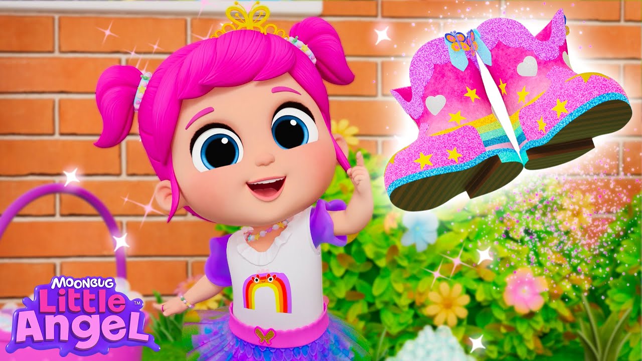 The Shiny Shoes Song! 👟 Emmie&rsquo;s Sparkly Dance Fun! | Little Angel Kids Songs & Nursery Rhymes