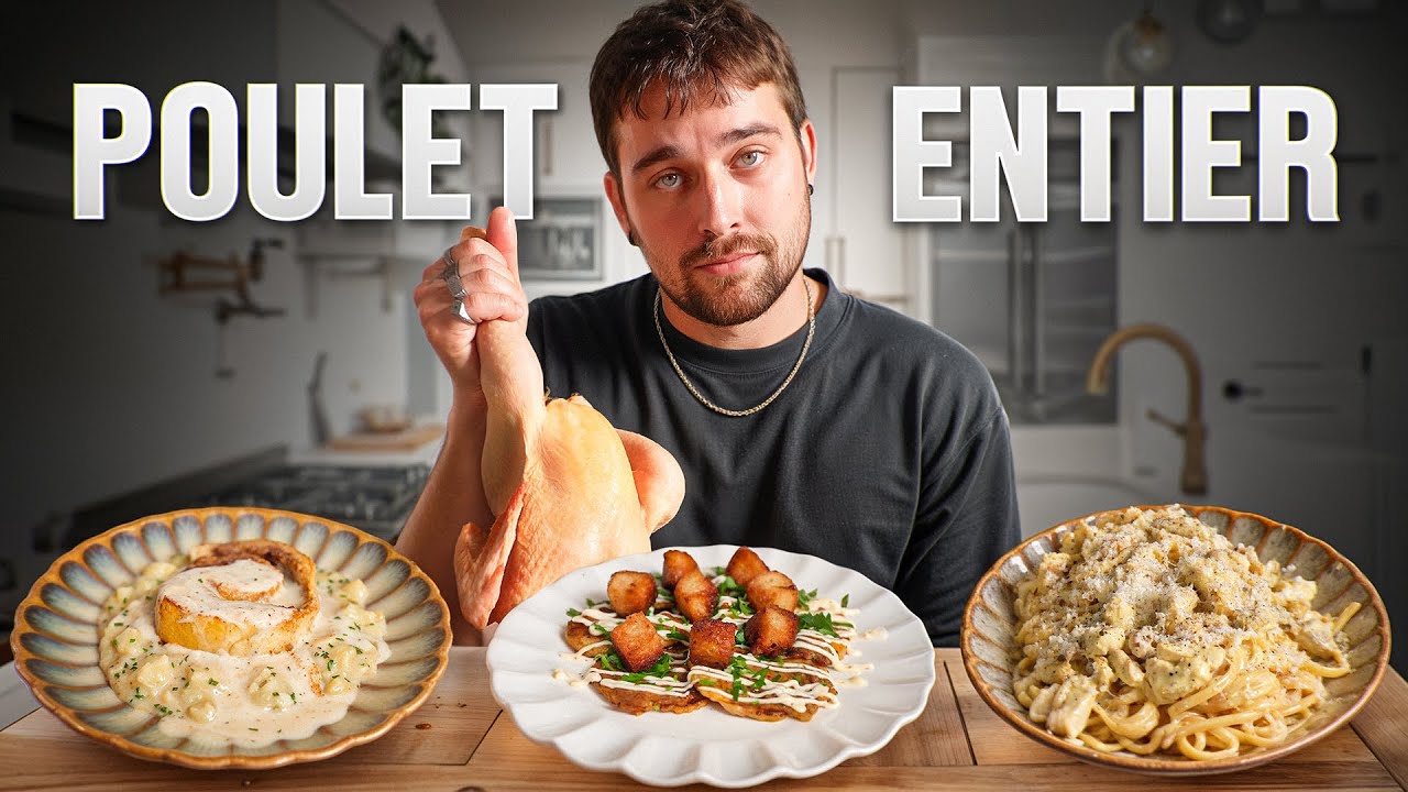 3 façons de Cuisiner un Poulet Entier que tout Chef devrait Connaitre ! (Technique révolutionnaire)