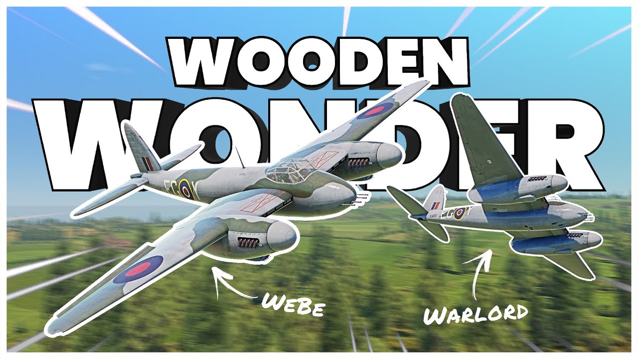 Деревянное чудо Британии &mdash; это УДИВИТЕЛЬНО (War Thunder Mosquito MK VI)