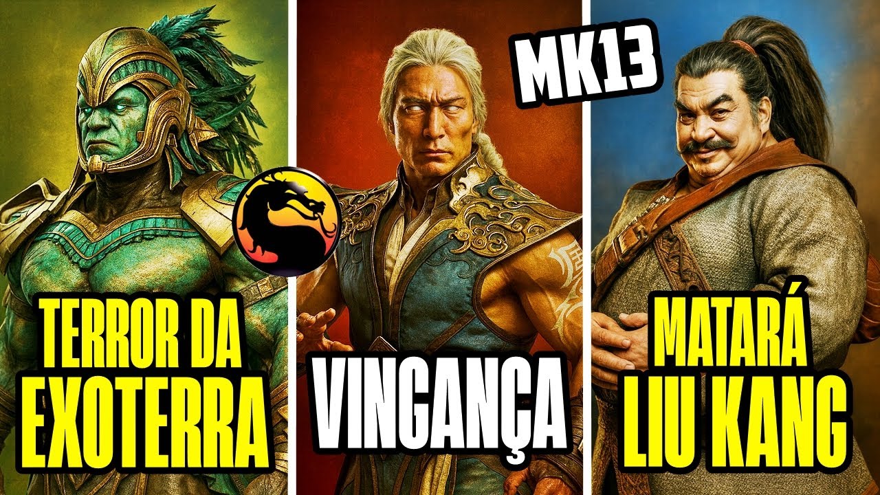 MORTAL KOMBAT 13: HERÓIS ESQUECIDOS VOLTARÃO COMO VILÕES NA NOVA ERA DE LIU KANG? what if mk