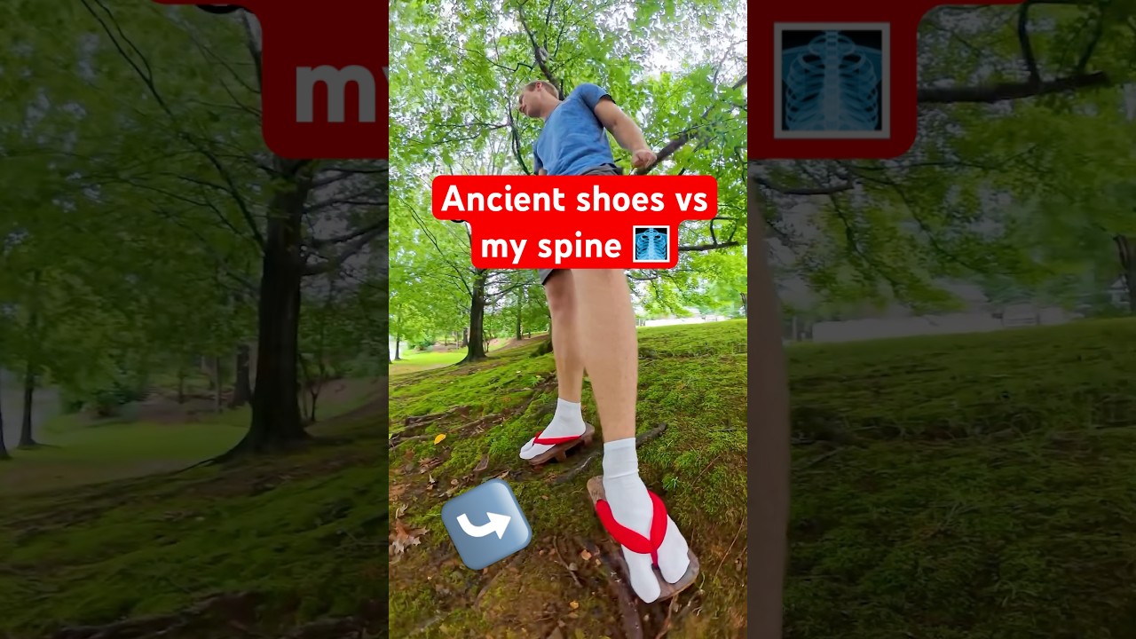 Modern shoes are INFERIOR to Ancient Japanese Sandals&hellip; or are they? #japan #tylermorgan