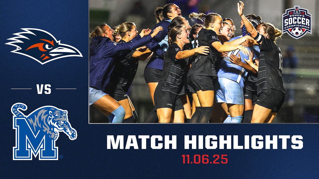 2025 American Women's Soccer Semifinals - #5 UTSA vs #1 Memphis