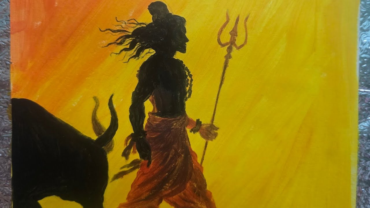 God shiva painting #viral 