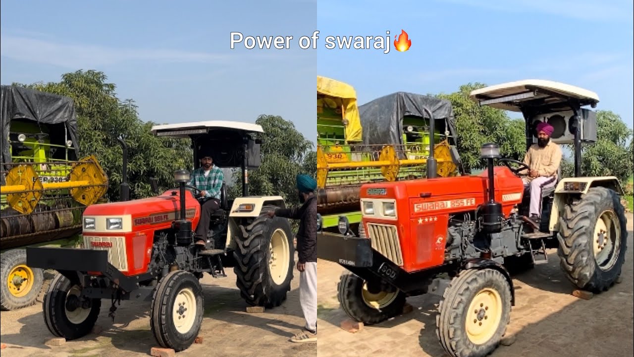 SWARAJ 855 🚜 DA JOOR CHECK KITA AJ 🔥#swaraj #subscribe 