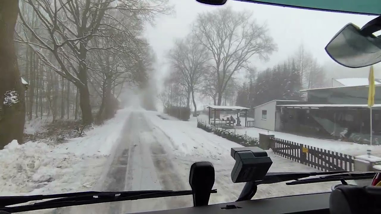Snow fall ❄️ in Germany 