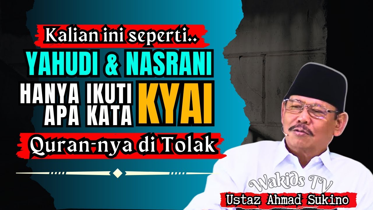 Apa kata Ulama Di Taati Walaupun Bertentangan Alquran | Jihad pagi MTA Ustaz Drs. Ahmad Sukino