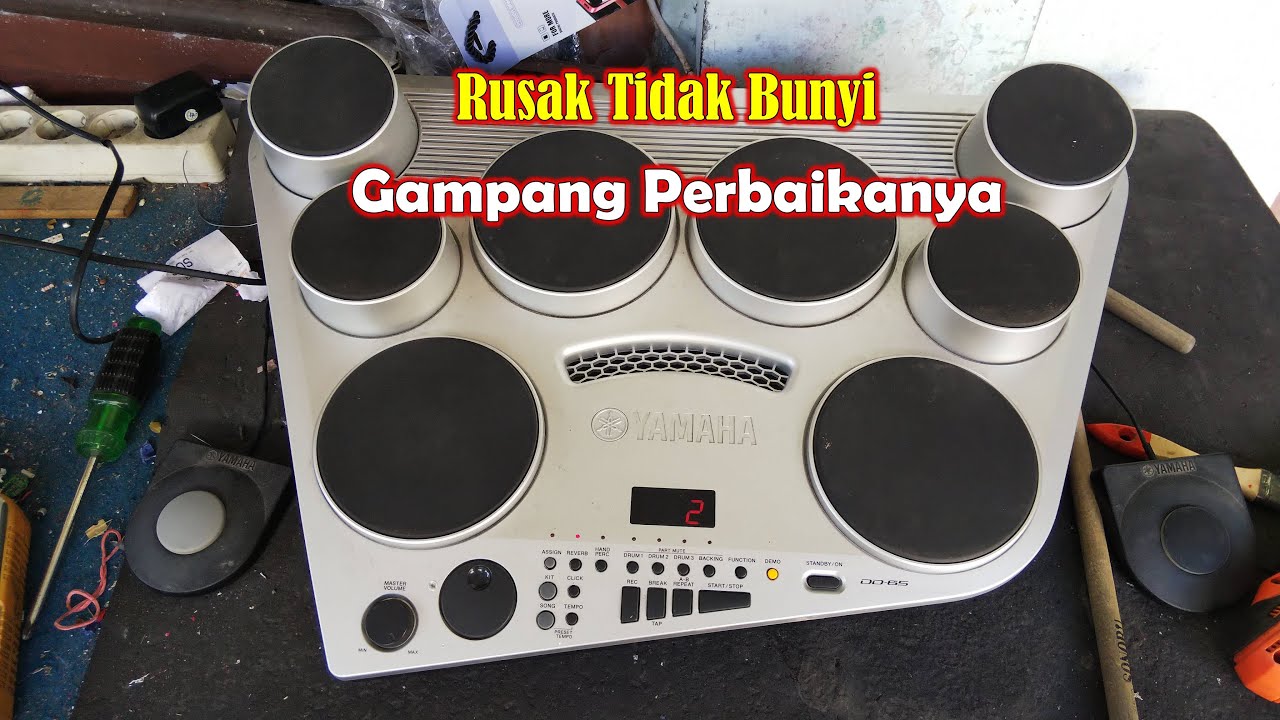 Service Drum Pad Yamaha DD65 Rusak Tidak Bunyi
