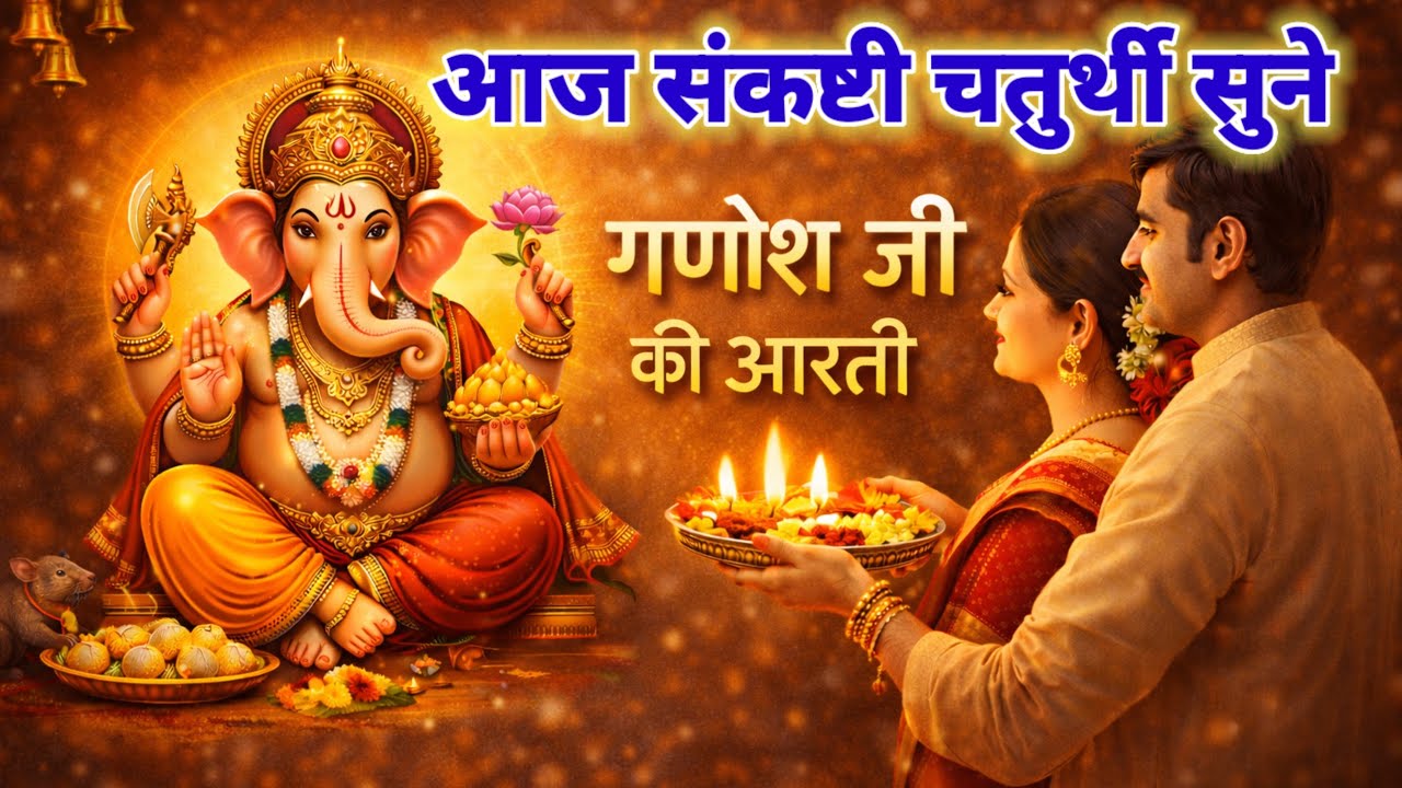 आज संकष्टी चतुर्थी सुने गणेश जी की आरती | Ganesh aarti | Ganesh Bhagwan ki aarti |Ganesh ji ki aarti