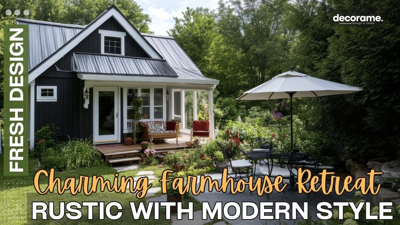 Charming Farmhouse Retreat: Blending Rustic Elegance with Modern Comforts